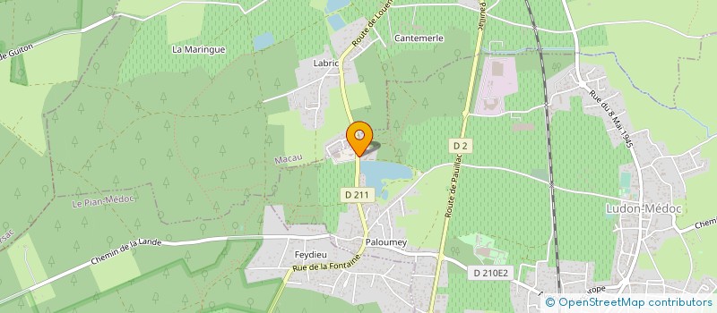 localisation de l'entreprise JBDC  LUDON-MEDOC