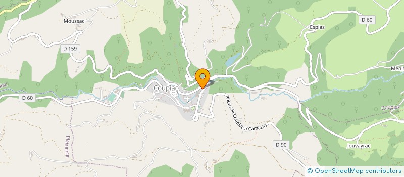 localisation de l'entreprise JBDP à COUPIAC