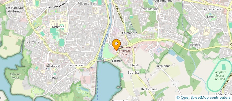 localisation de l'entreprise JBE à VANNES