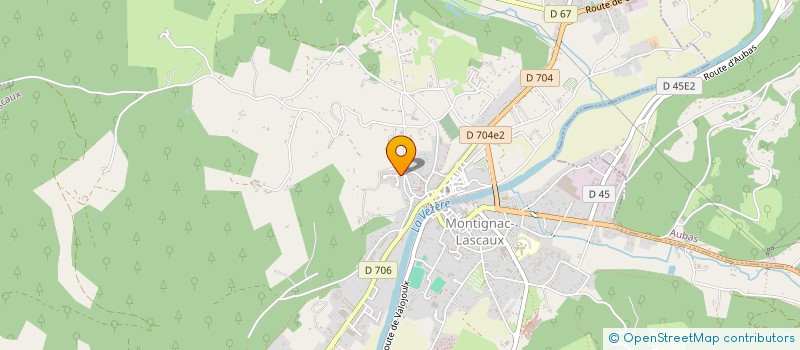 localisation de l'entreprise JBE  MONTIGNAC-LASCAUX