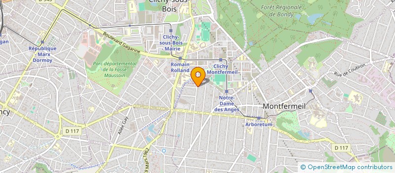 localisation de l'entreprise JBE VTC  MONTFERMEIL