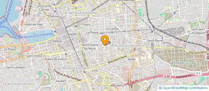 localisation de l'entreprise JBED  MARSEILLE