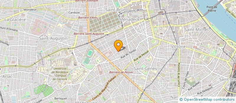 localisation de l'entreprise JBELECTRICITE  BORDEAUX