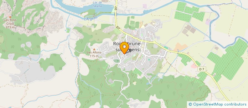 localisation de l'entreprise JBERNELAS IMMO à ROQUEBRUNE-SUR-ARGENS