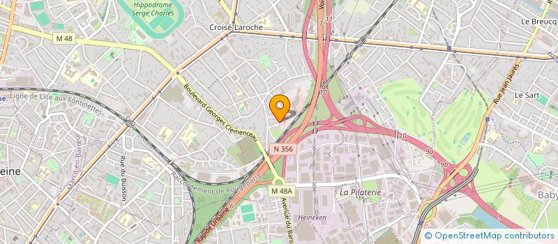 localisation de l'entreprise JBF à MARCQ-EN-BARŒUL