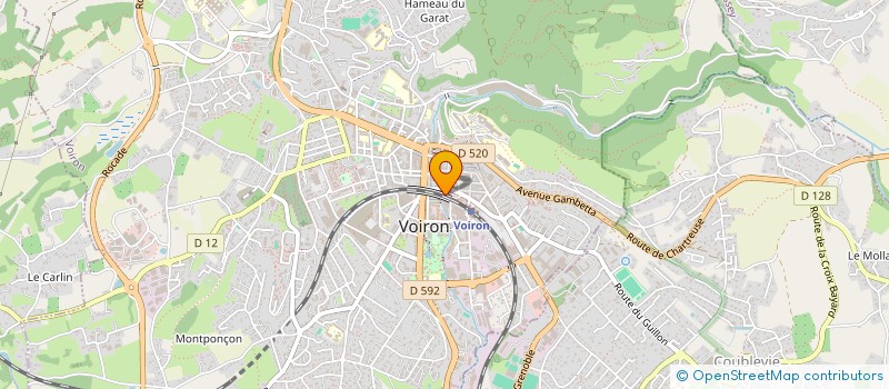 localisation de l'entreprise JBF DEVELOPPEMENT à VOIRON