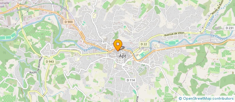 localisation de l'entreprise JBF FONCIER  APT