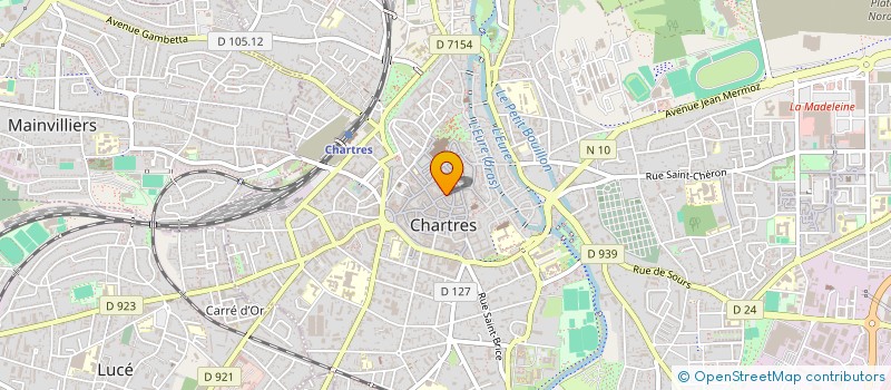 localisation de l'entreprise JBF OPTIQUE à CHARTRES