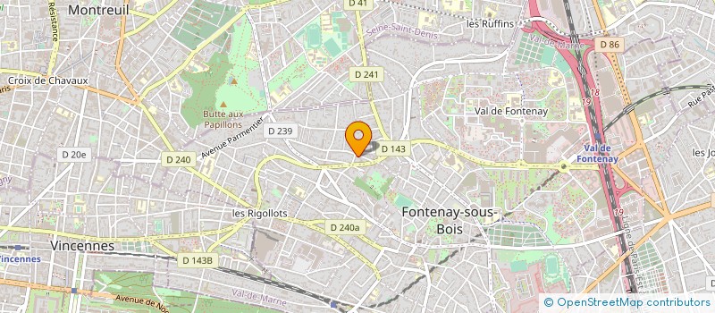 localisation de l'entreprise JBFC CONSEIL à FONTENAY-SOUS-BOIS