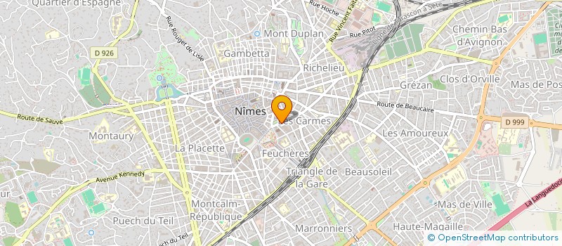 localisation de l'entreprise JBFG  NIMES