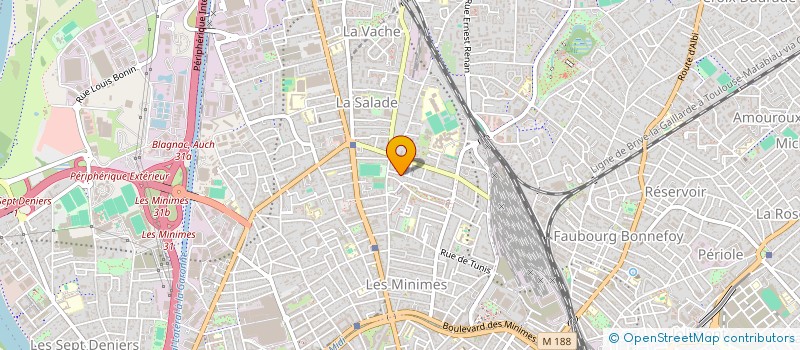 localisation de l'entreprise JBFI  TOULOUSE