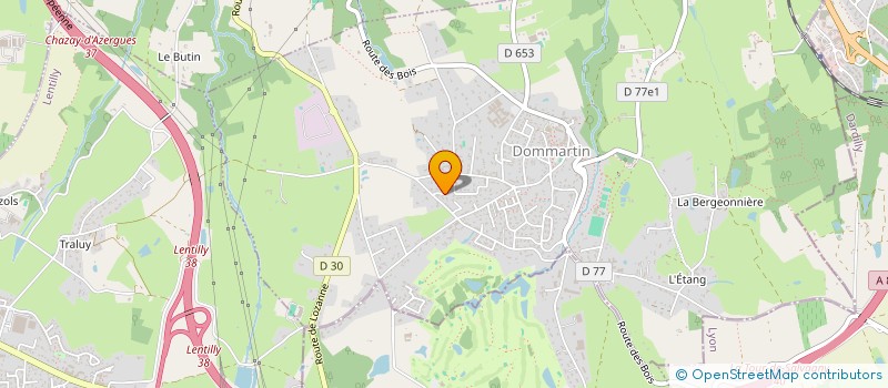 localisation de l'entreprise JBFOREZ  DOMMARTIN