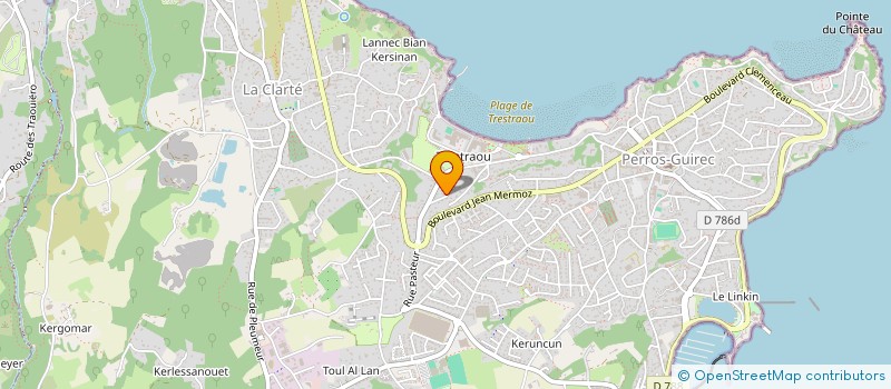 localisation de l'entreprise JBG  PERROS-GUIREC