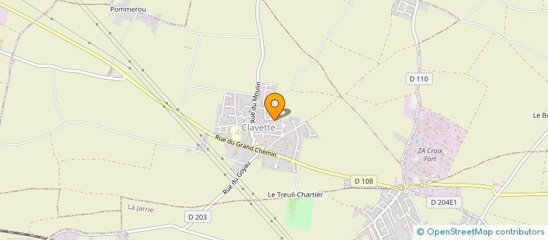 localisation de l'entreprise JBG  CLAVETTE