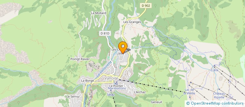 localisation de l'entreprise JBG  VALLOIRE