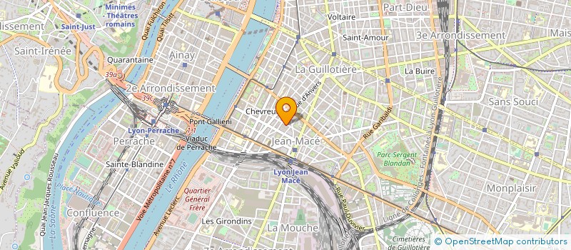 localisation de l'entreprise JBG à LYON