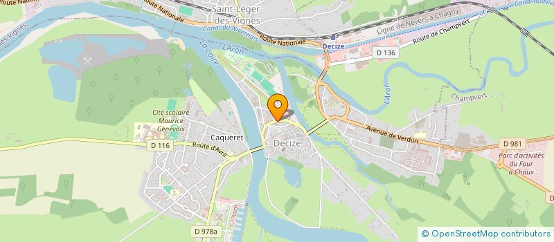 localisation de l'entreprise JBG à DECIZE