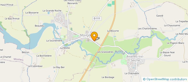 localisation de l'entreprise JBG  MOUTIERS