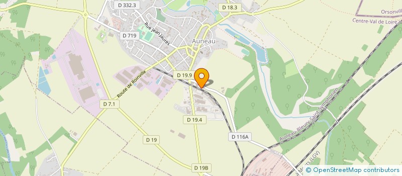 localisation de l'entreprise JBG HOLDING à AUNEAU-BLEURY-SAINT-SYMPHORIEN
