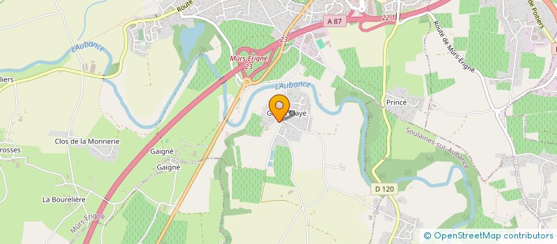 localisation de l'entreprise JBG SOLUTIONS  MURS-ERIGNE