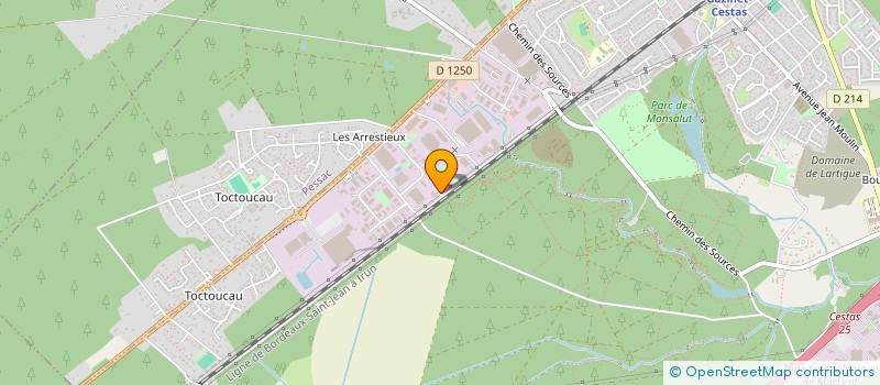 localisation de l'entreprise JBGC à CESTAS