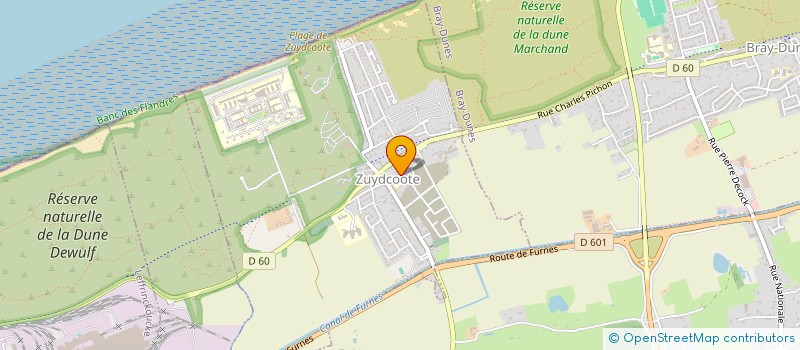 localisation de l'entreprise JBH  ZUYDCOOTE