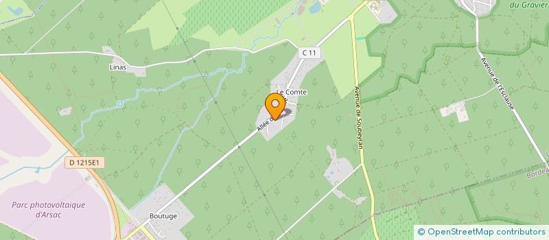 localisation de l'entreprise JBH  ARSAC