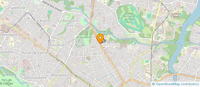 localisation de l'entreprise JBH à NANTES