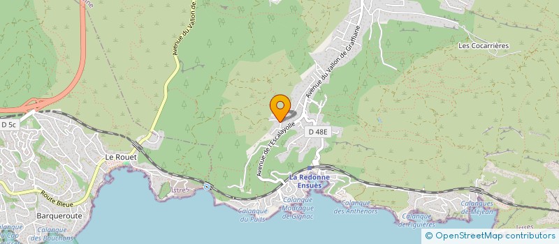 localisation de l'entreprise JBH  ENSUES-LA-REDONNE