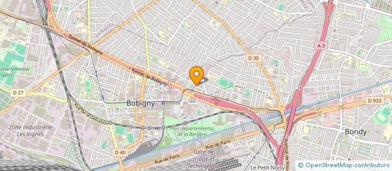 localisation de l'entreprise JBH  BOBIGNY