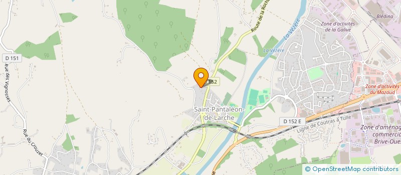 localisation de l'entreprise JBH19  SAINT-PANTALEON-DE-LARCHE