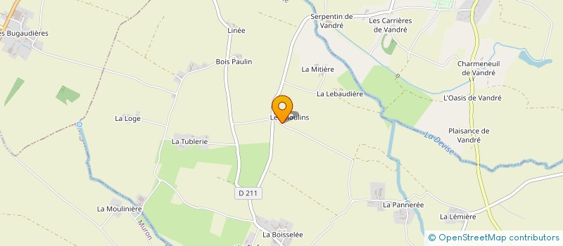 localisation de l'entreprise JBH2L  GENOUILLE