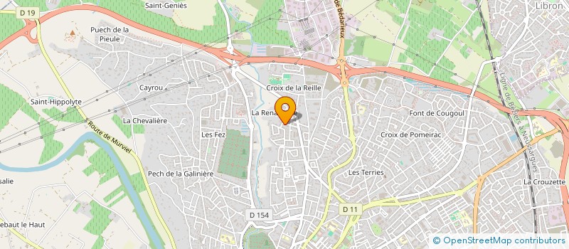 localisation de l'entreprise JBI FINANCES à VILLENEUVE-LES-BEZIERS