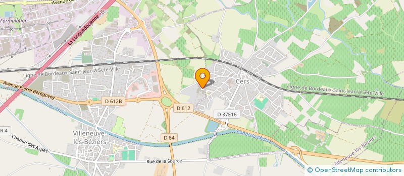 localisation de l'entreprise JBI IMMO  VILLENEUVE-LES-BEZIERS