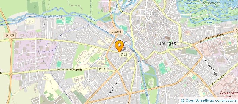 localisation de l'entreprise JBI INVEST  BOURGES