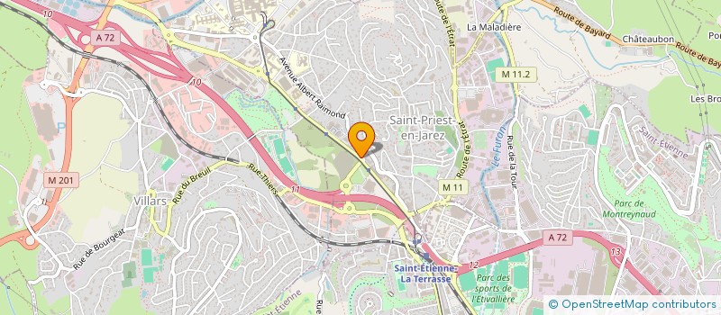 localisation de l'entreprise JBI PAINS  SAINT-PRIEST-EN-JAREZ