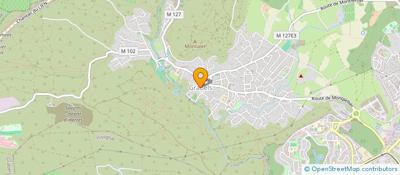 localisation de l'entreprise JBIBOK  GRABELS