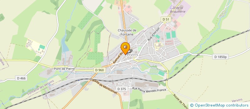 localisation de l'entreprise JBIM à VERVINS