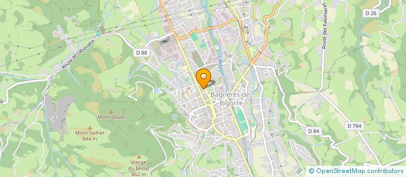 localisation de l'entreprise JBIMMO  BAGNERES-DE-BIGORRE