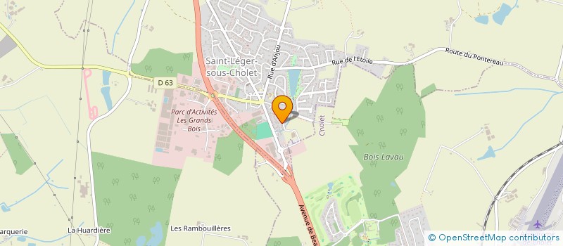 localisation de l'entreprise JBINVEST  SAINT-LEGER-SOUS-CHOLET