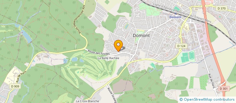 localisation de l'entreprise JBIS  DOMONT