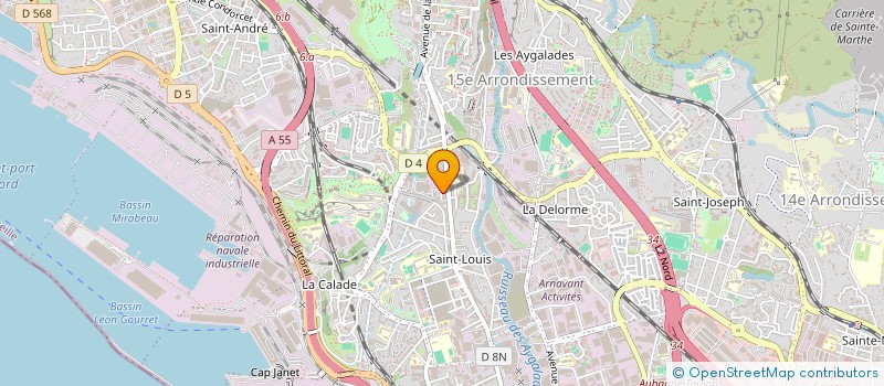 localisation de l'entreprise JBJ à MARSEILLE