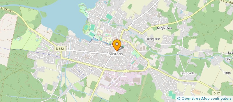 localisation de l'entreprise JBJ à SOUSTONS