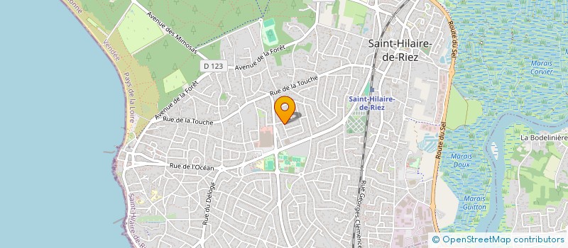 localisation de l'entreprise JBJ DEVELOPPEMENT à SAINT-HILAIRE-DE-RIEZ
