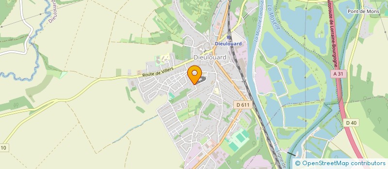 localisation de l'entreprise JBJE  DIEULOUARD