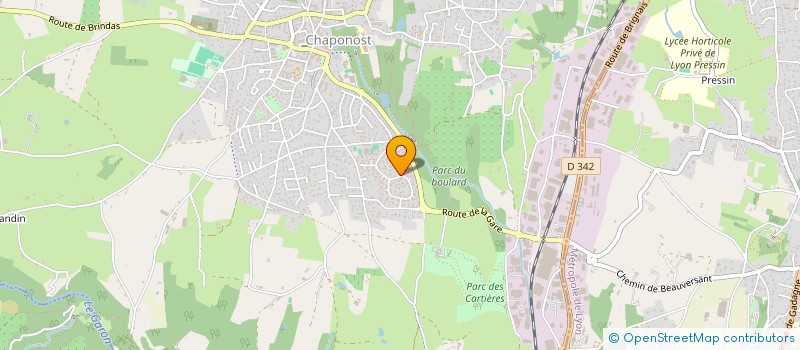 localisation de l'entreprise JBK  CHAPONOST