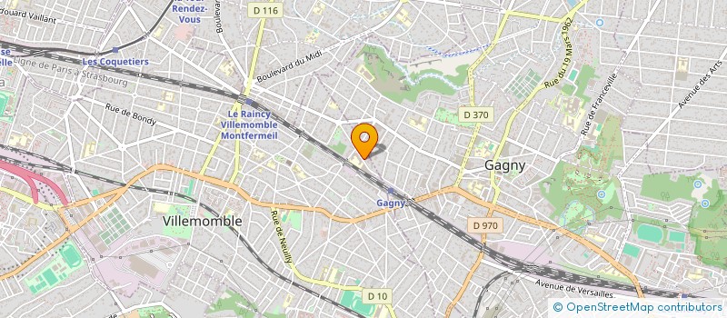 localisation de l'entreprise JBK à VILLEMOMBLE
