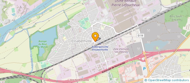 localisation de l'entreprise JBK  AUBERGENVILLE