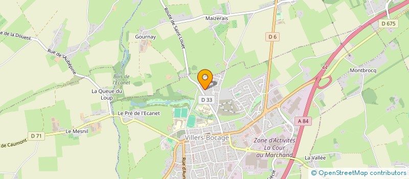 localisation de l'entreprise JBK  VILLERS-BOCAGE