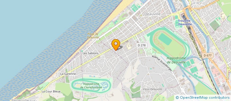 localisation de l'entreprise JBK CONSEILS à DEAUVILLE